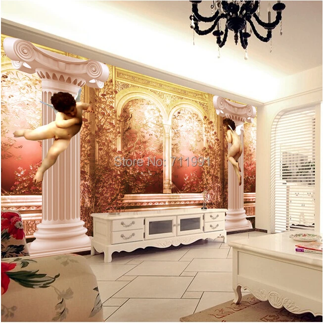 Free shipping custom -dimensional large mural reliefs backdrop of European medieval angel wallpaper
Free shipping custom -dimensional large mural reliefs backdrop of European medieval angel wallpaper