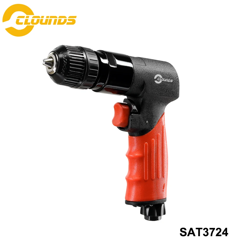 SAT3724 Pneumatic 3/8 Collet Drilling Machines Pistol Type Reversible Air Power Driller Tools
SAT3724 Pneumatic 3/8 Collet Drilling Machines Pistol Type Reversible Air Power Driller Tools