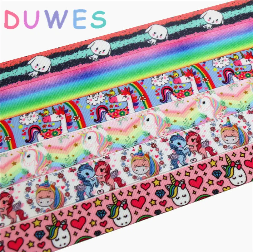 DUWES 7/8 ''собака Единорог градиентный цвет печатная корсажная лента аксессуар бант головной убор украшение 22 мм D740
DUWES 7/8 ''собака Единорог градиентный цвет печатная корсажная лента аксессуар бант головной убор украшение 22 мм D740