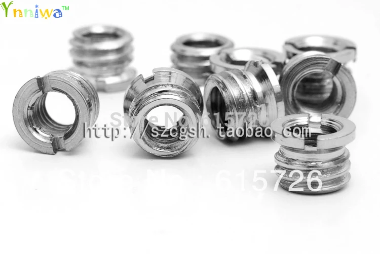 wholesale 100pcs 1/4" to 3/8" Convert Screw Adapter for Tripod + tracking number
wholesale 100pcs 1/4" to 3/8" Convert Screw Adapter for Tripod + tracking number