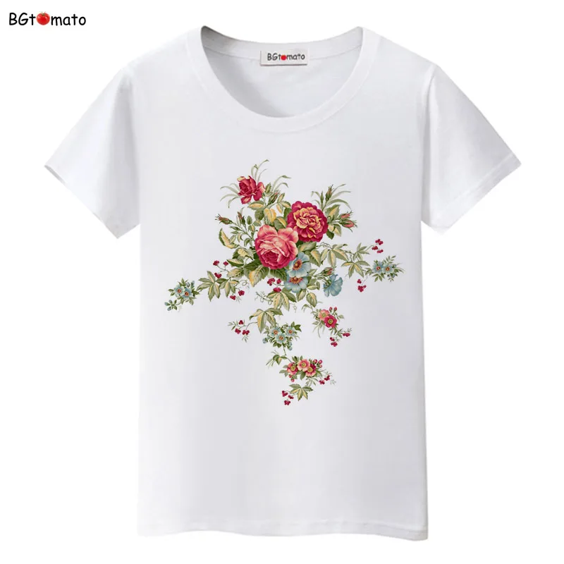 Summer sun Chinese rose t-shirt Women Beautiful tees fashion personality shirts Good quality brand clothes casual tops
Summer sun Chinese rose t-shirt Women Beautiful tees fashion personality shirts Good quality brand clothes casual tops