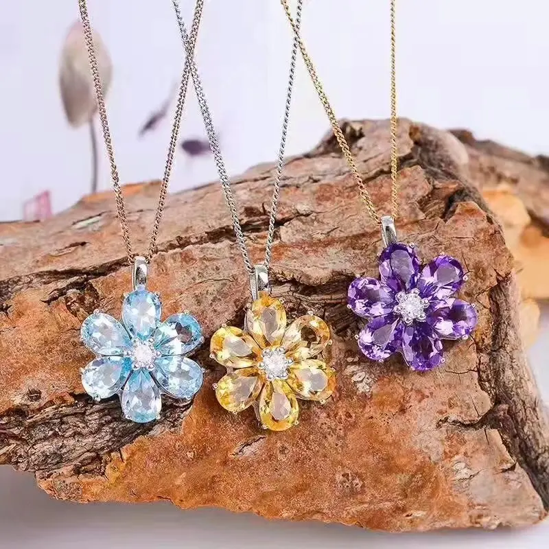 New 925 Sterling Silver Blue topaz Citrine Amethyst Pendants fashion gift Pendant Fashion fine Jewelry wholesale z0507001
New 925 Sterling Silver Blue topaz Citrine Amethyst Pendants fashion gift Pendant Fashion fine Jewelry wholesale z0507001