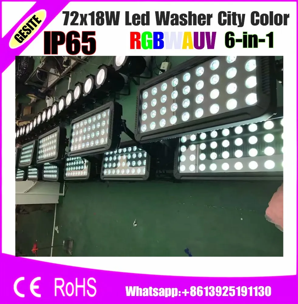 Free Shipping 72x18w 72pcs 18w bright led city color IP65 waterproof led wash light outdoor lighting
Free Shipping 72x18w 72pcs 18w bright led city color IP65 waterproof led wash light outdoor lighting