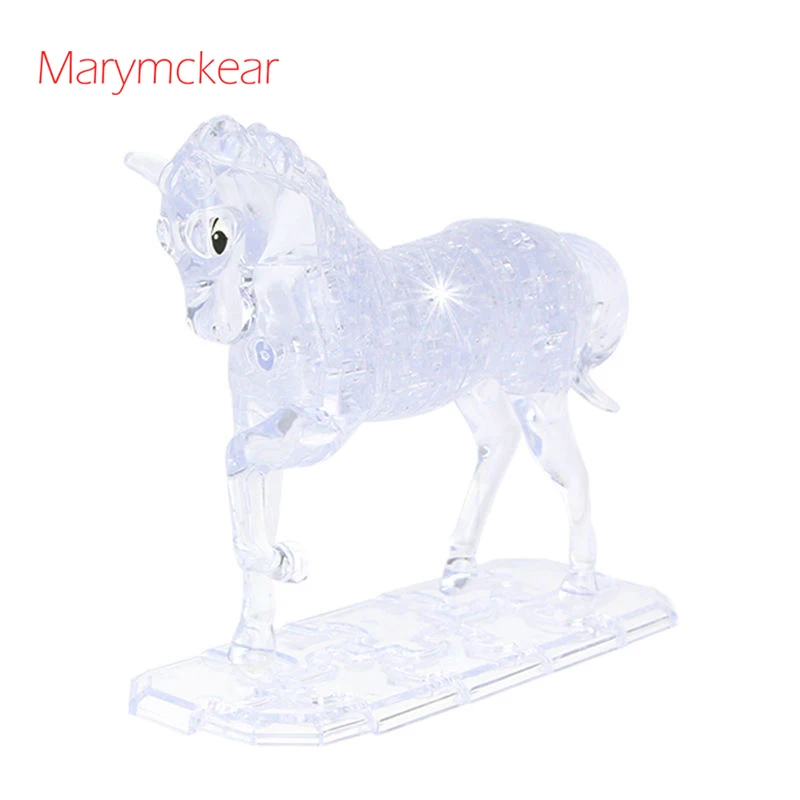 Unicorn Horse Puzzle 3D Crystal Puzzle Children DIY Toys Educational Game Puzzle Model Total 100pcs/ Set 16.5x13.5cm
Unicorn Horse Puzzle 3D Crystal Puzzle Children DIY Toys Educational Game Puzzle Model Total 100pcs/ Set 16.5x13.5cm