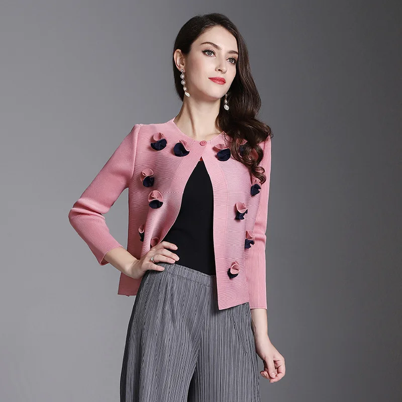 Miyake Wrinkle Coats for Women, Thin Coat, Sunflower Clothing, Small, Summer, New Type
Miyake Wrinkle Coats for Women, Thin Coat, Sunflower Clothing, Small, Summer, New Type