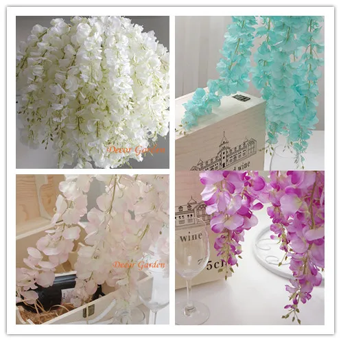 80PCS Artificial Silk Wisteria Flower For DIY Wedding Arch Square Rattan Simulation Flowers Wall Hanging Basket Can Be Extension
80PCS Artificial Silk Wisteria Flower For DIY Wedding Arch Square Rattan Simulation Flowers Wall Hanging Basket Can Be Extension