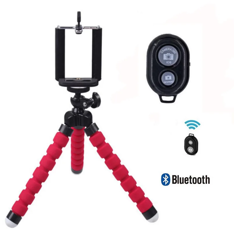Foleto Flexible Mini Tripod Sponge Octopus Selfie Bluetooth Remote Control Universal for digital camera iphone 7 Samsung huawei
Foleto Flexible Mini Tripod Sponge Octopus Selfie Bluetooth Remote Control Universal for digital camera iphone 7 Samsung huawei