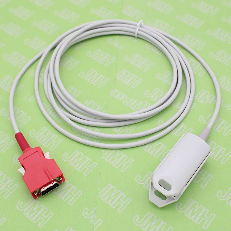 Compatible with 20 PIN Masimo Rad-5/6/7/8 Oximeter monitor the DS100A Adult finger clip spo2 sensor,3M.
Compatible with 20 PIN Masimo Rad-5/6/7/8 Oximeter monitor the DS100A Adult finger clip spo2 sensor,3M.
