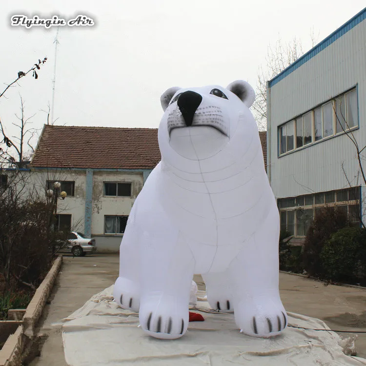 Customized 4m Large White Inflatable Polar Bear Animal Balloon Concert Stage Backdrop for Outdoor Event
Customized 4m Large White Inflatable Polar Bear Animal Balloon Concert Stage Backdrop for Outdoor Event