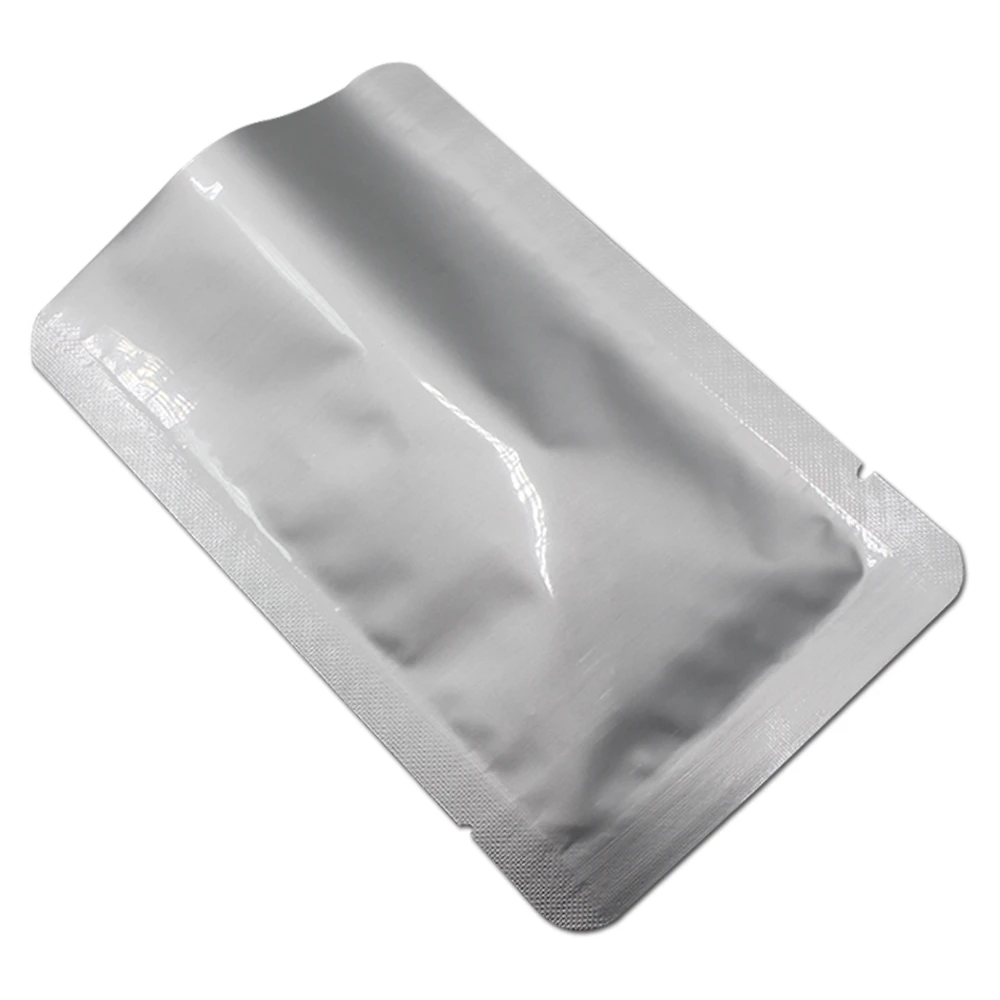 6x8cm Pure Aluminum Foil Package Bags Round Corner Design for Food Storage Top Open Heat Seal Vacuum Bag Silver Package Bag
6x8cm Pure Aluminum Foil Package Bags Round Corner Design for Food Storage Top Open Heat Seal Vacuum Bag Silver Package Bag