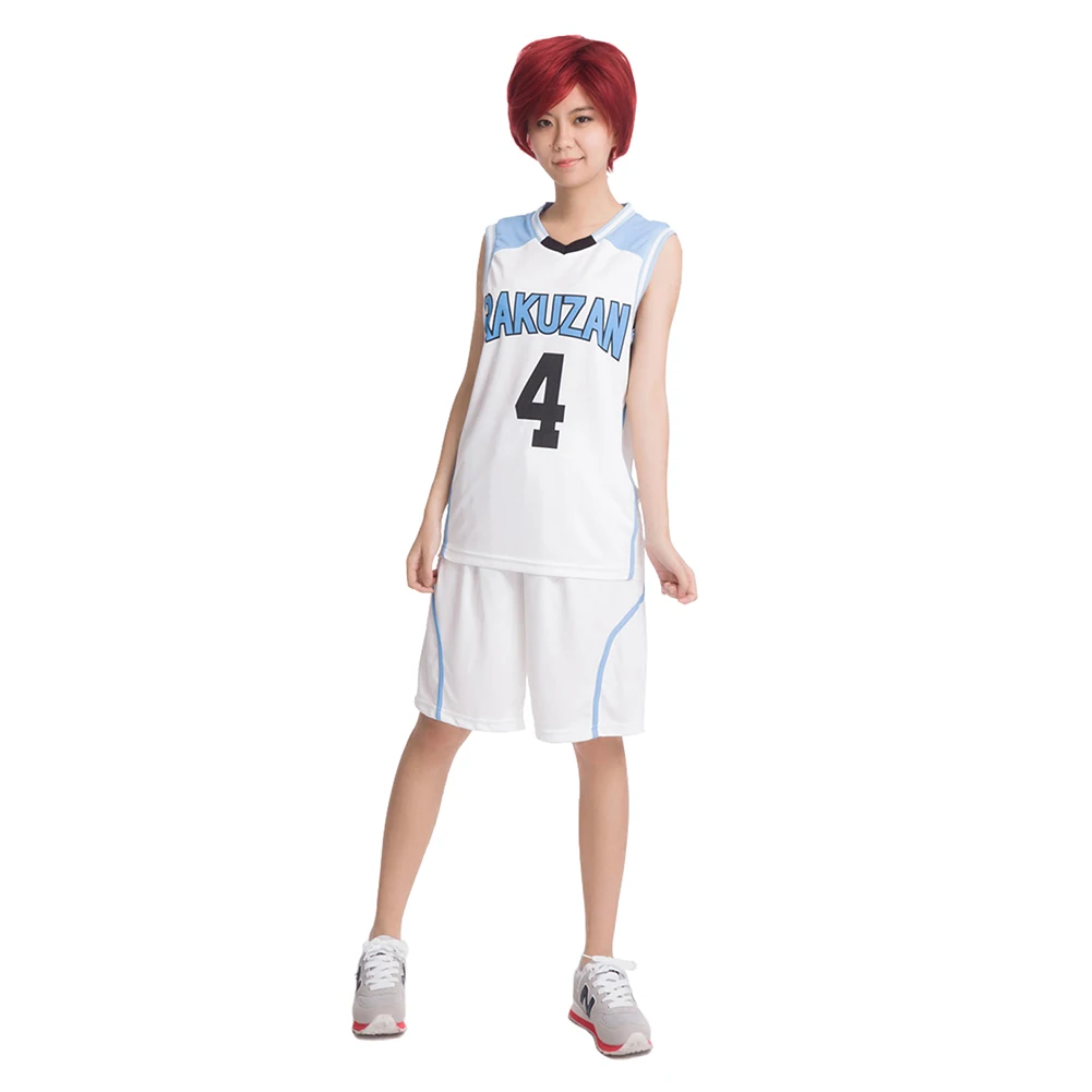 Brdwn Kuroko's Basketball Unisex Akashi Seijuro RAKUZAN NO.4 Cosplay Basketball Uniforms
Brdwn Kuroko's Basketball Unisex Akashi Seijuro RAKUZAN NO.4 Cosplay Basketball Uniforms