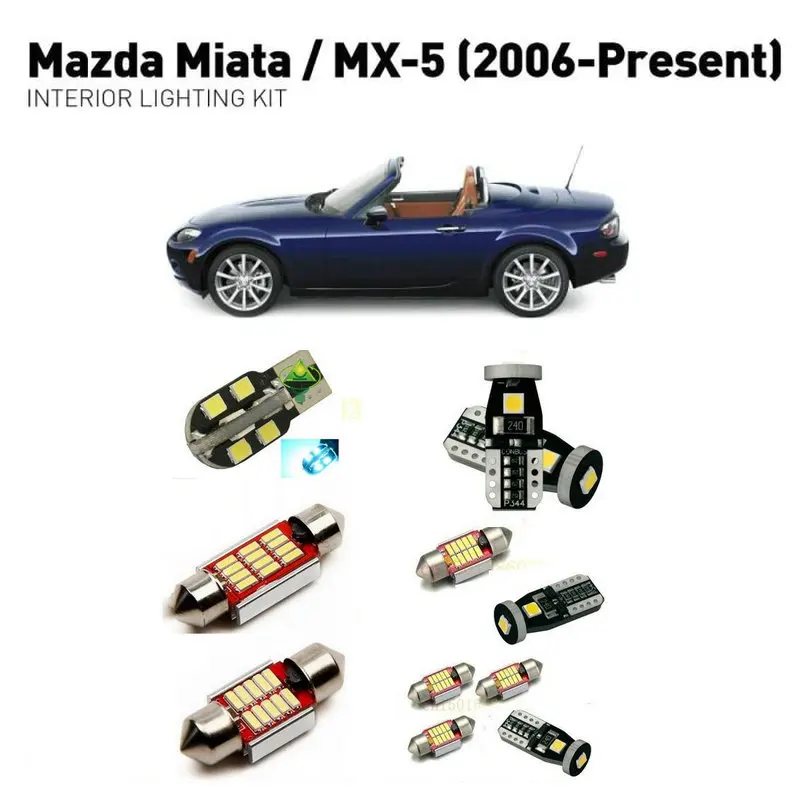 Led interior lights For mazda miata mx5 2006+ 4pc Led Lights For Cars lighting kit automotive bulbs Canbus
Led interior lights For mazda miata mx5 2006+ 4pc Led Lights For Cars lighting kit automotive bulbs Canbus