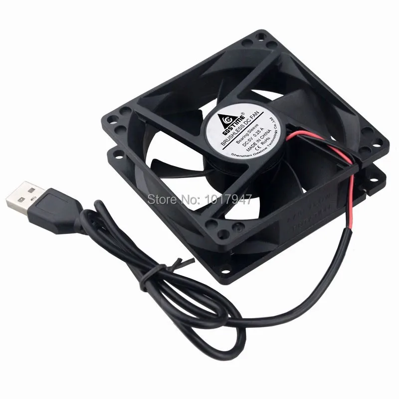 5Pieces LOT Gdstime 8CM 80mm x 25mm Hydraulic 5V USB Cabinet Cooling Computer Case Fan
5Pieces LOT Gdstime 8CM 80mm x 25mm Hydraulic 5V USB Cabinet Cooling Computer Case Fan