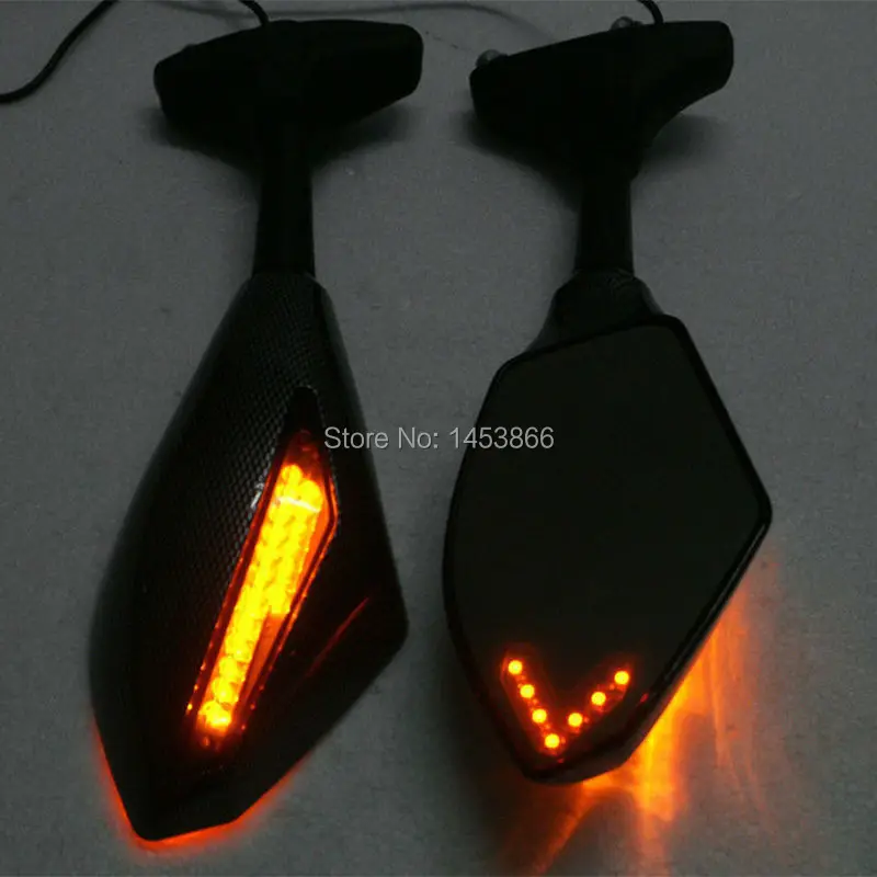 CARBON FIBER MOTORCYCLE MOTOR BIKE LED TURN SIGNALS INTEGRATED MIRRORS FOR HONDA SUZUKI YAMAHA KAWASKI SPORT BIKE QUARD
CARBON FIBER MOTORCYCLE MOTOR BIKE LED TURN SIGNALS INTEGRATED MIRRORS FOR HONDA SUZUKI YAMAHA KAWASKI SPORT BIKE QUARD