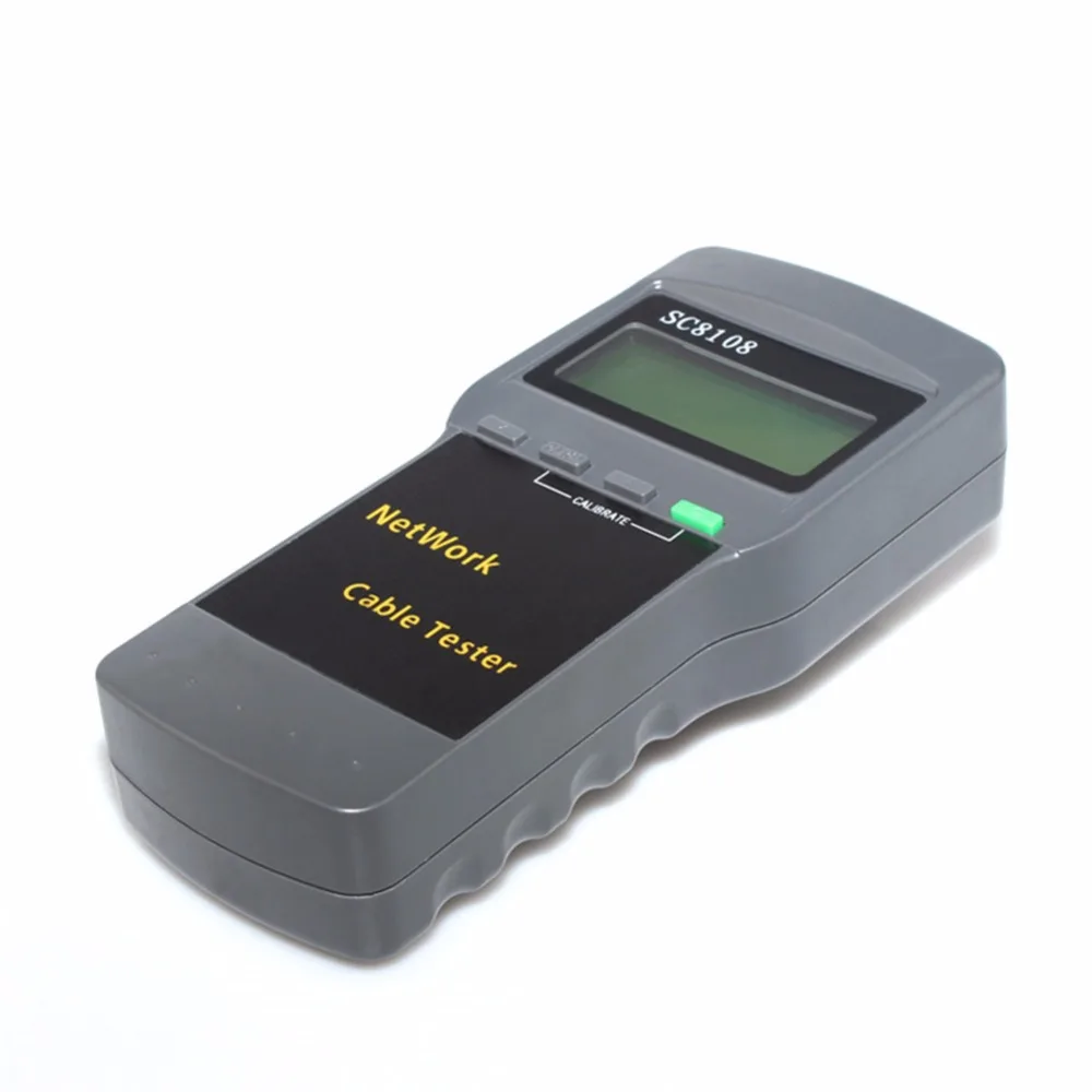 SC8108 Portable LCD Wireless Network Tester Meter&LAN Phone Cable Tester & Meter With LCD Display
SC8108 Portable LCD Wireless Network Tester Meter&LAN Phone Cable Tester & Meter With LCD Display