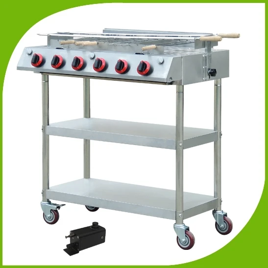 Stainless Steel Gas Smokeless Bbq Grill, Gas Infrared Burner Roasting With Rotary Skewers, Infrared Barbecue Machine
Stainless Steel Gas Smokeless Bbq Grill, Gas Infrared Burner Roasting With Rotary Skewers, Infrared Barbecue Machine