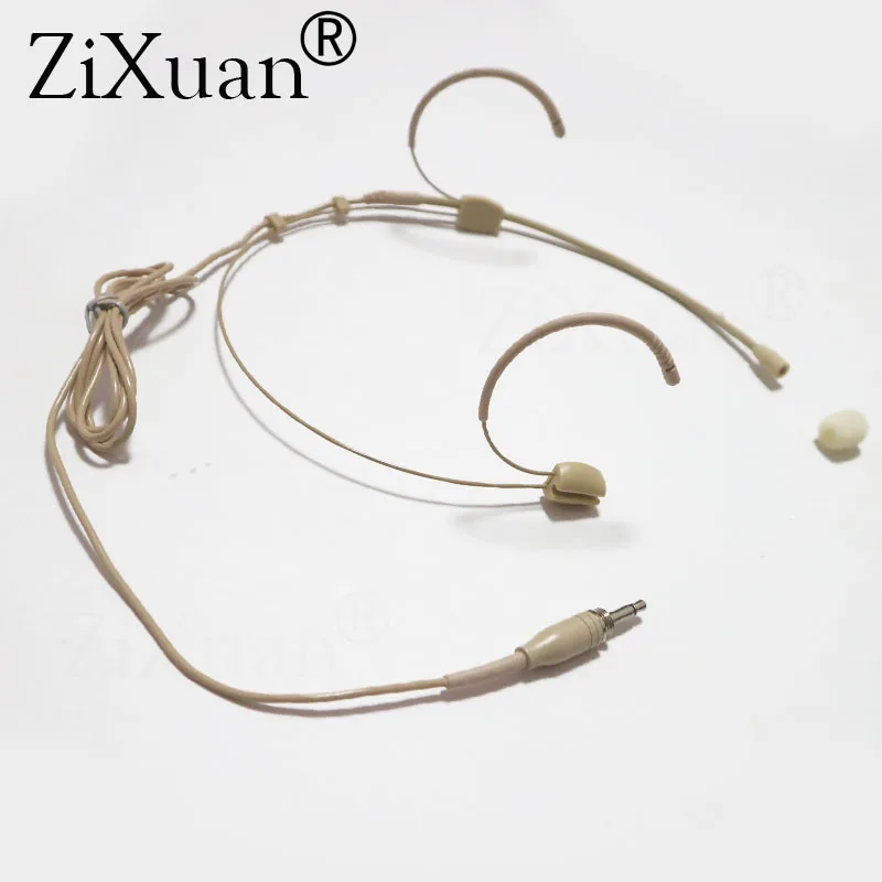 Бежевый микрофон-гарнитура с разъемом 3,5 мм и двойным ушным крючком для беспроводного передатчика BodyPack
Бежевый микрофон-гарнитура с разъемом 3,5 мм и двойным ушным крючком для беспроводного передатчика BodyPack