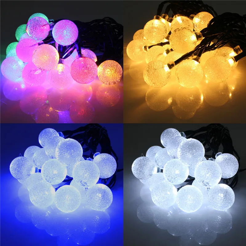 20LED Solar Christmas Light String LED Holiday Light Crystal Ball Light Garden Fence Road Landscape Decoration Light
20LED Solar Christmas Light String LED Holiday Light Crystal Ball Light Garden Fence Road Landscape Decoration Light