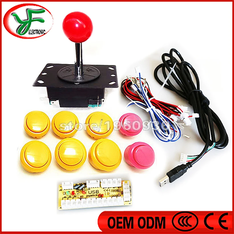 DIY Arcade kit for Zero Delay USB Encoder PC joystick PCB, USB joystick PCB, USB to jamma arcade game,Classic Arcade Push Button
DIY Arcade kit for Zero Delay USB Encoder PC joystick PCB, USB joystick PCB, USB to jamma arcade game,Classic Arcade Push Button