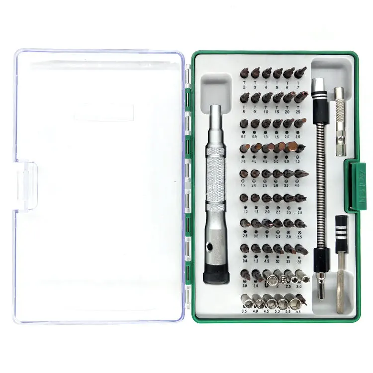 64 in 1 Chrome Vanadium Precision Screwdriver Tool Kit Magnetic Screwdriver Set for Phone Tablet Compact Repair Maintenance Tool
64 in 1 Chrome Vanadium Precision Screwdriver Tool Kit Magnetic Screwdriver Set for Phone Tablet Compact Repair Maintenance Tool