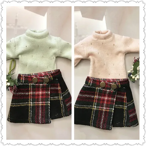 1/6 1/4 1/3 scale BJD T-shirt+Plaid skirt for BJD/SD clothing doll accessories,Not included doll,shoes,wig,and accessories 1637
1/6 1/4 1/3 scale BJD T-shirt+Plaid skirt for BJD/SD clothing doll accessories,Not included doll,shoes,wig,and accessories 1637