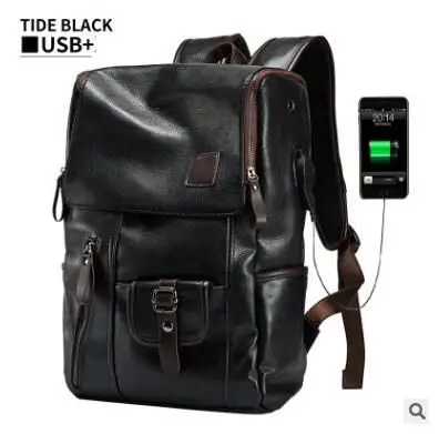 Large Men PU Backpack PU Leather School Backpack Bag For Men laptop Backpack Daypack mochilas male shoulder Bags for teenagers
Large Men PU Backpack PU Leather School Backpack Bag For Men laptop Backpack Daypack mochilas male shoulder Bags for teenagers