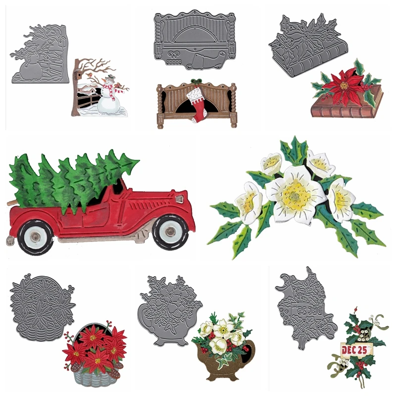 Christmas Decoration Sets Metal Cutting Dies Stencil For DIY Scrapbooking Decorative Embossing Paper Craft Die Cutting Template
Christmas Decoration Sets Metal Cutting Dies Stencil For DIY Scrapbooking Decorative Embossing Paper Craft Die Cutting Template