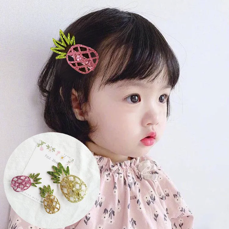 Boutique 10pcs ins Fashion Glitter Pineapple Hairpins Solid Cartoon Fruit Hair Clips Princess Headwear Party Hair Accessories
Boutique 10pcs ins Fashion Glitter Pineapple Hairpins Solid Cartoon Fruit Hair Clips Princess Headwear Party Hair Accessories