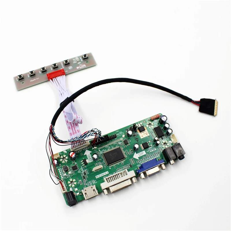 NT68676 Universal VGA DVI Audio HDMI-compatible LCD Controller Board for 12.1inch 1280x800 HV121WX6 Monitor Kit for Raspberry Pi
NT68676 Universal VGA DVI Audio HDMI-compatible LCD Controller Board for 12.1inch 1280x800 HV121WX6 Monitor Kit for Raspberry Pi