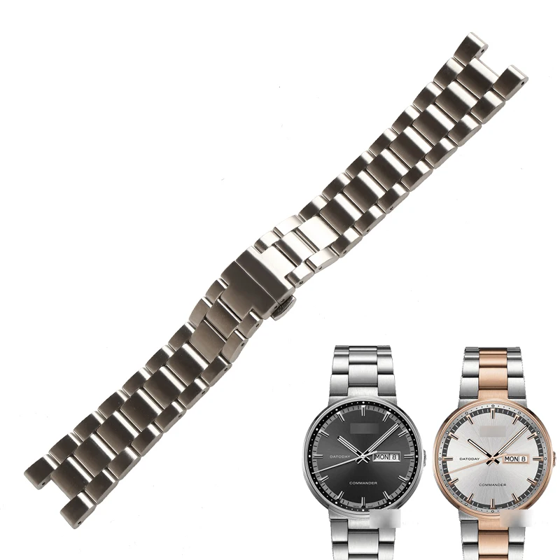 WENTULA watchbands for MIDO GENT M014.430A M014.230A stainless steel solid band man
WENTULA watchbands for MIDO GENT M014.430A M014.230A stainless steel solid band man