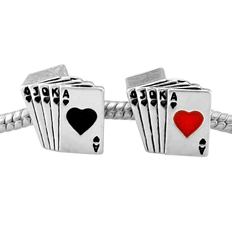 Poker Ace Charms Bead Silver Plated Fit Original Charm Bracelet For Women DIY Jewelry Maing SPB156
Poker Ace Charms Bead Silver Plated Fit Original Charm Bracelet For Women DIY Jewelry Maing SPB156