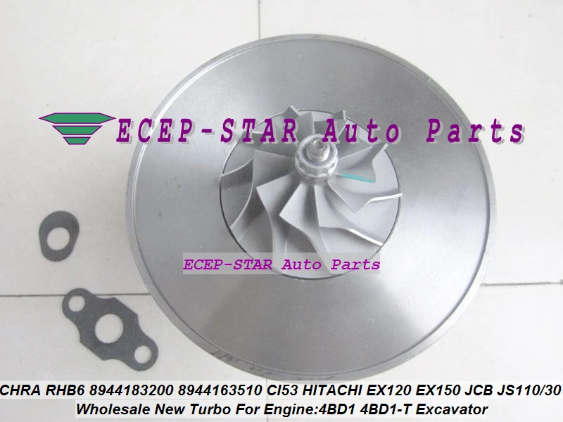 Turbo Cartridge CHRA core RHB6 8944183200 8944163510 8-94418-3200 894418-3200 CI53 Turbo For HITACHI EX120 EX150 4BD1 4BD1-T
Turbo Cartridge CHRA core RHB6 8944183200 8944163510 8-94418-3200 894418-3200 CI53 Turbo For HITACHI EX120 EX150 4BD1 4BD1-T