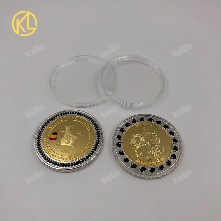 1pc 24K Gold Plated Zimbabwe Round Coin Metal Commemorative Coin For Business Collection Gifts Home Decor For Christmas
1pc 24K Gold Plated Zimbabwe Round Coin Metal Commemorative Coin For Business Collection Gifts Home Decor For Christmas