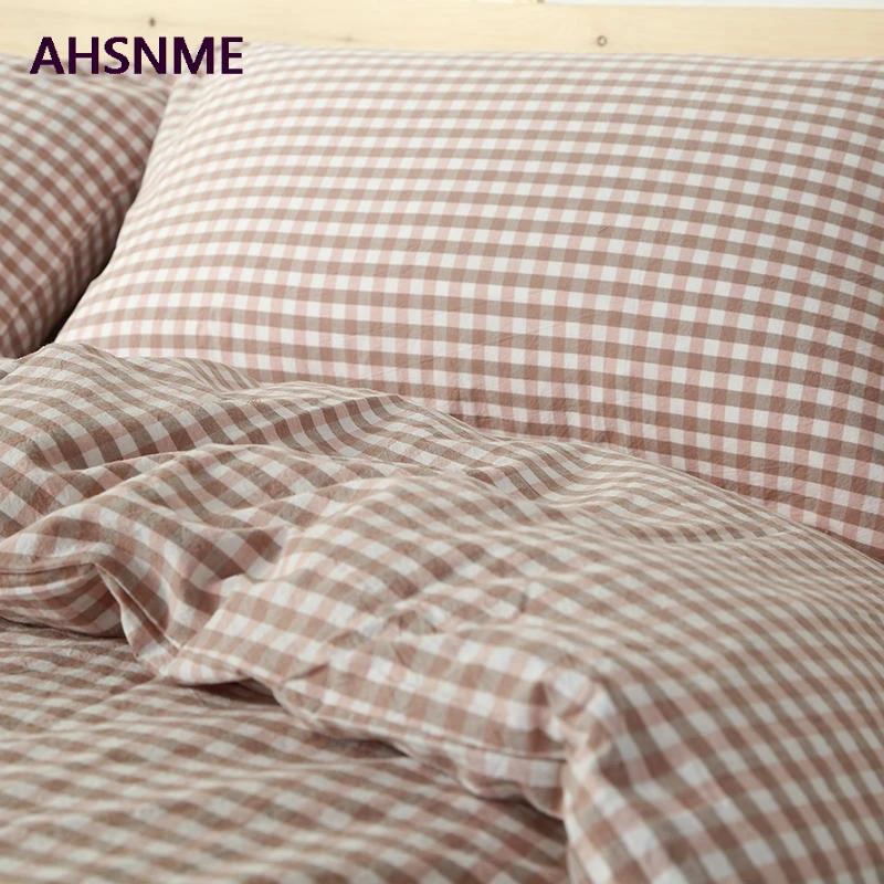 Постельное белье AHSNME, 100% хлопок, очень мягкое, Крутое, летнее, розовое, в клетку, пододеяльник, одеяло, постельные комплекты
Постельное белье AHSNME, 100% хлопок, очень мягкое, Крутое, летнее, розовое, в клетку, пододеяльник, одеяло, постельные комплекты