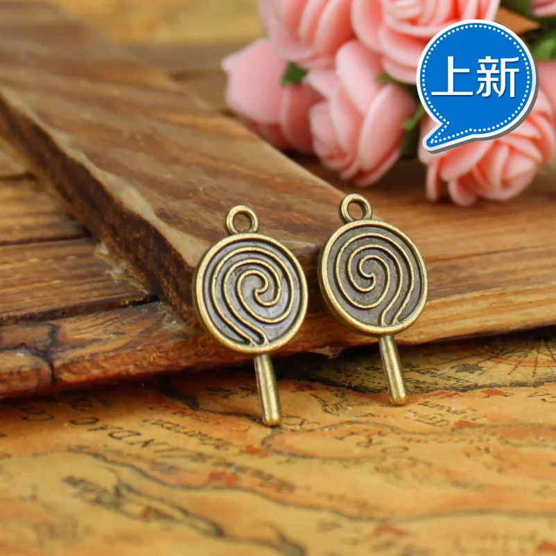26*15MM alloy Charm tag Pendants lollipop Ancient Bronze Stripe Pattern necklace pendant jewelry accessories diy
26*15MM alloy Charm tag Pendants lollipop Ancient Bronze Stripe Pattern necklace pendant jewelry accessories diy