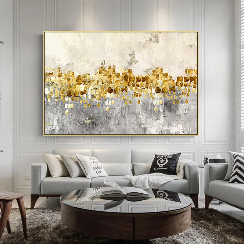 Gold art painting acrylic abstract flowers texture quadro caudro decoracion Wall art Pictures for living room home decor hallway
Gold art painting acrylic abstract flowers texture quadro caudro decoracion Wall art Pictures for living room home decor hallway