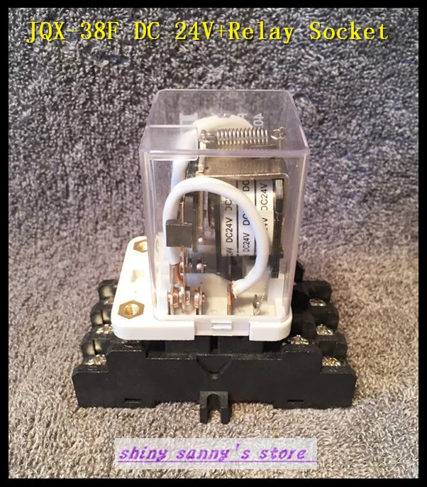 1 комплект JQX-38F DC 24V 40A 11 Pin 3PDT катушка реле питания с гнездом абсолютно новый
1 комплект JQX-38F DC 24V 40A 11 Pin 3PDT катушка реле питания с гнездом абсолютно новый