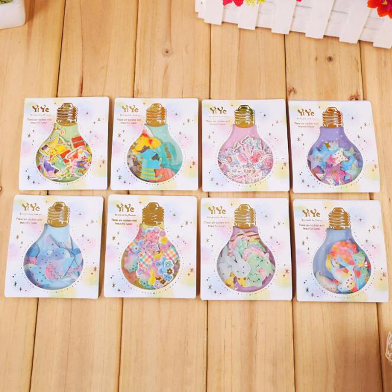 Kawaii Sticker Light Bulb Series Sticker Pack Cartoon Animal Flower Scrapbook Sticker Creative Cane Decoration Album Diary
Kawaii Sticker Light Bulb Series Sticker Pack Cartoon Animal Flower Scrapbook Sticker Creative Cane Decoration Album Diary