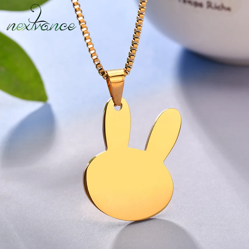 Nextvance Fashion Customized Necklace Engraved Name Letter Necklaces Rabbit Pendant Keepsake For Women Children Girlfriend Gift
Nextvance Fashion Customized Necklace Engraved Name Letter Necklaces Rabbit Pendant Keepsake For Women Children Girlfriend Gift
