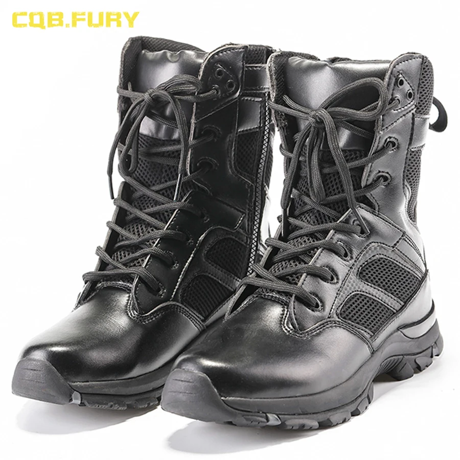 Summer Mens Breathable Mesh Boots Black Leather Comfortable Boots with zipper size 38-46 ZD-War Wolf
Summer Mens Breathable Mesh Boots Black Leather Comfortable Boots with zipper size 38-46 ZD-War Wolf