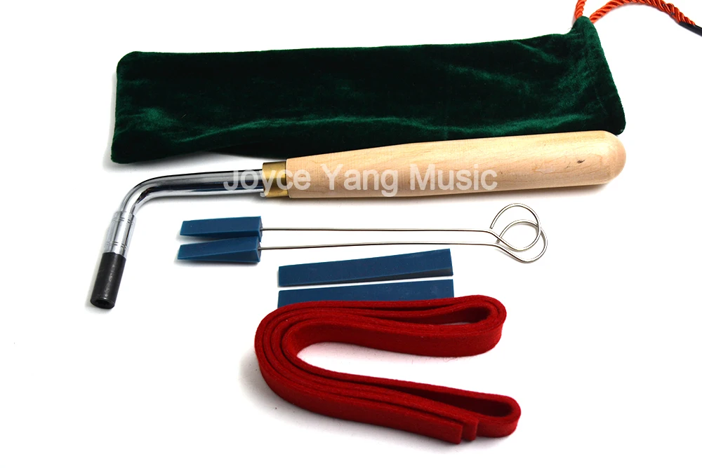 Set of 6pcs Piano Tuning Maintenance Tools Kit For Piano Tuning Hammer Lever Tuner&Rubber Mute Temperament Strip with Soft Case
Set of 6pcs Piano Tuning Maintenance Tools Kit For Piano Tuning Hammer Lever Tuner&Rubber Mute Temperament Strip with Soft Case