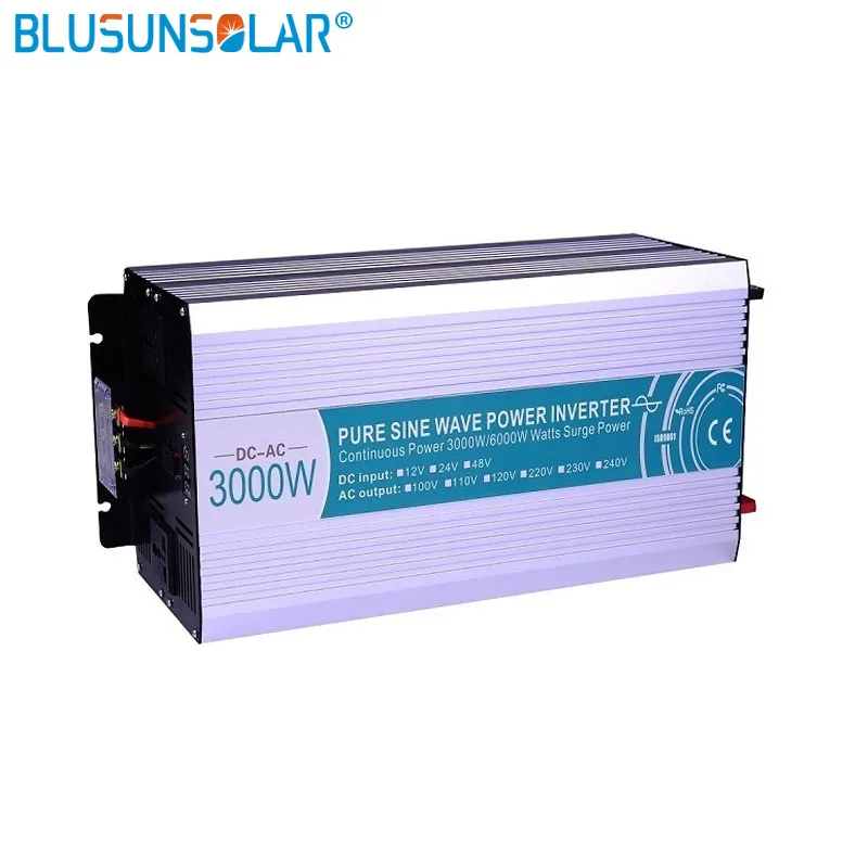 DC/AC 3000W 12v/24v/48v pure input sine wave power inverter to110v 220v 230v 50/60hz inverter
DC/AC 3000W 12v/24v/48v pure input sine wave power inverter to110v 220v 230v 50/60hz inverter