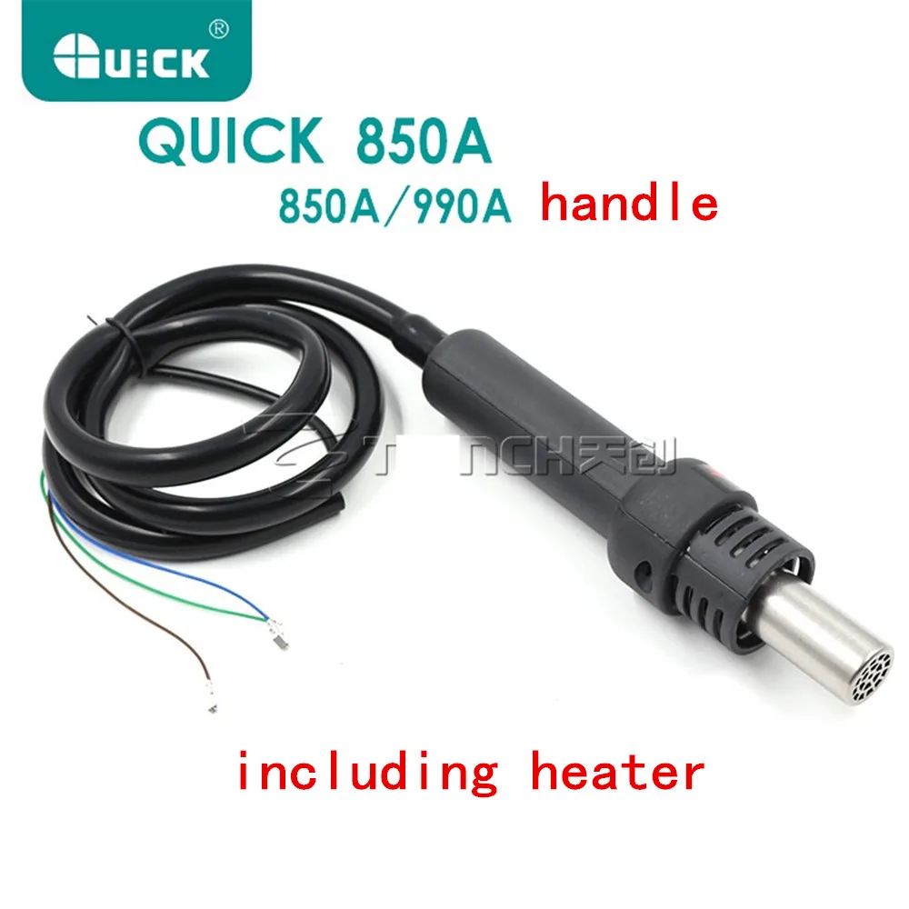 Original QUICK850A QUICK990A Rework Station Handle, Handle Assembly, Including Heater
Original QUICK850A QUICK990A Rework Station Handle, Handle Assembly, Including Heater