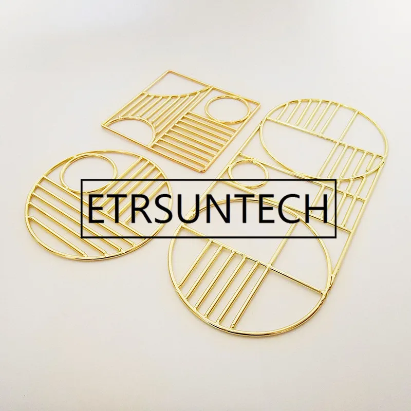 10pcs Nordic Gold Iron Pot Pad Coasters Cup Placemat Coffee Cup Mat Table Top Heat Insulation Pad Home Decoration
10pcs Nordic Gold Iron Pot Pad Coasters Cup Placemat Coffee Cup Mat Table Top Heat Insulation Pad Home Decoration