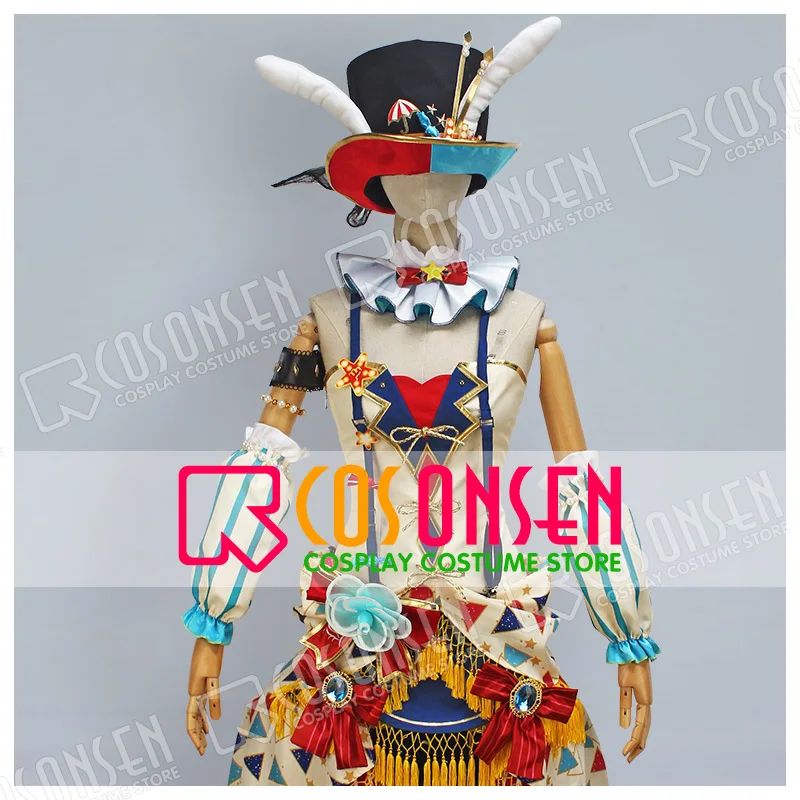 COSPLAYONSEN Love Live! Circus Ver. After Awakening Dress Ayase Eri Ellie Cosplay Costume All Sizes With Hat
COSPLAYONSEN Love Live! Circus Ver. After Awakening Dress Ayase Eri Ellie Cosplay Costume All Sizes With Hat