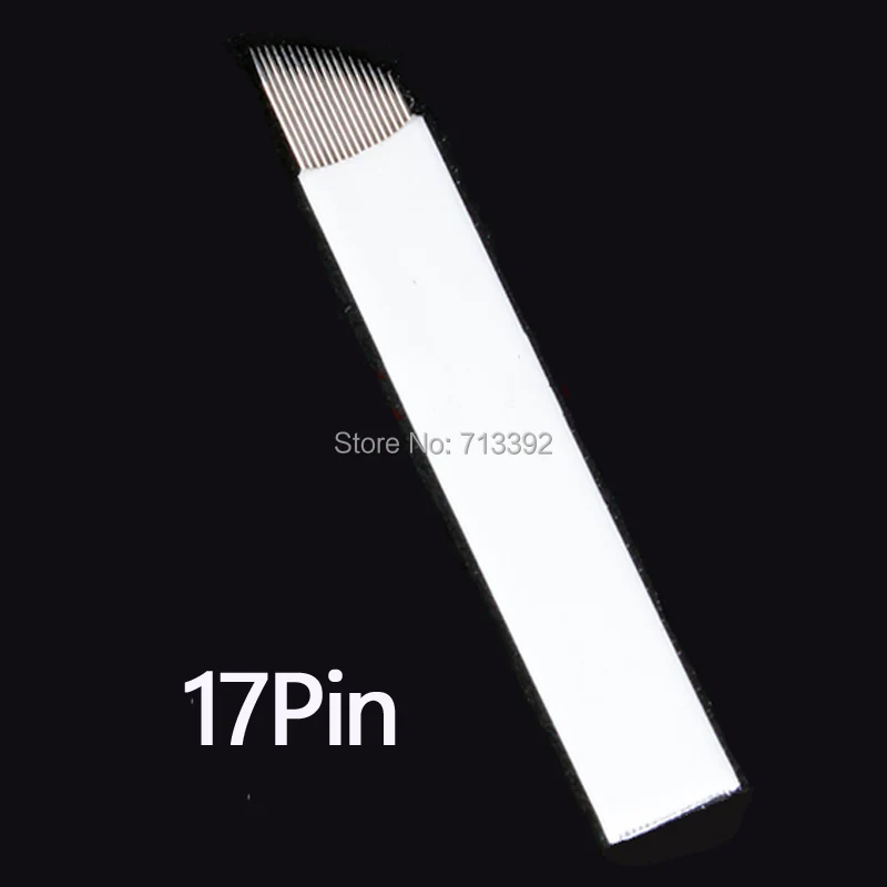 50PCS 17 Pin Permanent Makeup Eyebrow Blade For 3D Embroidery Manual Tattoo Pen Machine
50PCS 17 Pin Permanent Makeup Eyebrow Blade For 3D Embroidery Manual Tattoo Pen Machine