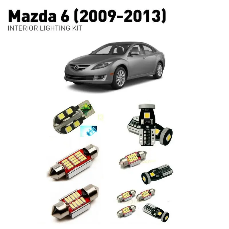 Led interior lights For mazda 6 2009-2013 8pc Led Lights For Cars lighting kit automotive bulbs Canbus
Led interior lights For mazda 6 2009-2013 8pc Led Lights For Cars lighting kit automotive bulbs Canbus