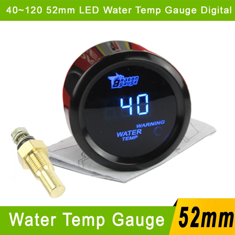 Dragon gauge Black Water Temp gauge 2" /52mm Digital Water temperature gauge/Car gauge/car meter/auto part
Dragon gauge Black Water Temp gauge 2" /52mm Digital Water temperature gauge/Car gauge/car meter/auto part