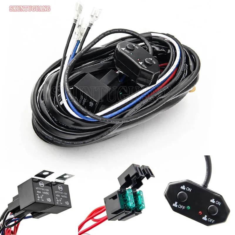 Car Fog Light Work Light 12V 40A Wiring Harness Switch Relay Kit ON/OFF Switch Relay offroad Spot Driving Light Switch Wire
Car Fog Light Work Light 12V 40A Wiring Harness Switch Relay Kit ON/OFF Switch Relay offroad Spot Driving Light Switch Wire