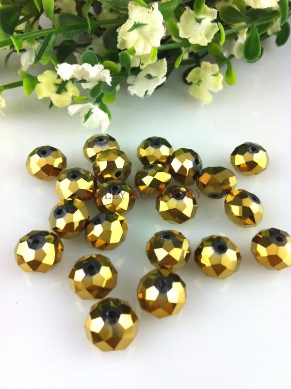 8mm 350pcs Gold Color Crystal Glass Beads Loose Charm Rondelle Beads For Jewelry Making Favor Bracelet DIY Beads Free Shipping
8mm 350pcs Gold Color Crystal Glass Beads Loose Charm Rondelle Beads For Jewelry Making Favor Bracelet DIY Beads Free Shipping